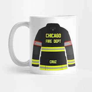 CHICAGO FIRE - CRUZ - SQUAD 3 - TURNOUT COAT Mug